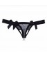 Women Exotic Sexy Shining Bell Bow G Strings Panties Thongs Briefs